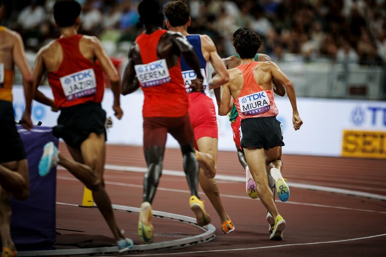 【世界陸上】美しいハードリングを武器に危なげなく予選を通過。実力の高さを見せた　©Kiichi Matsumoto