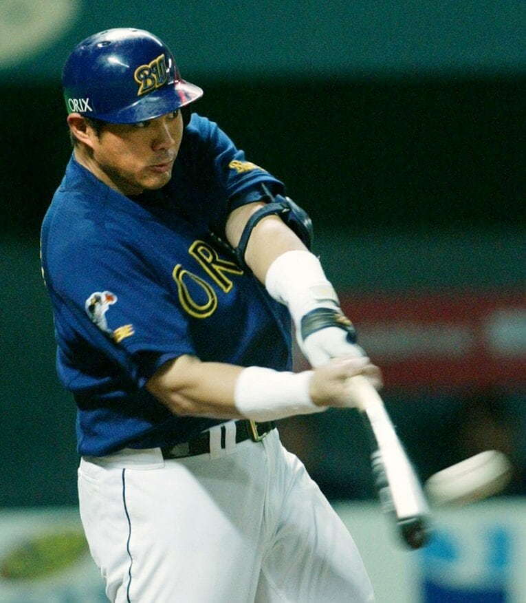 オリックス時代の山崎　©JIJI PRESS