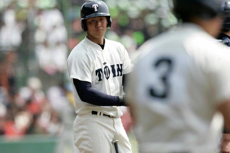 大阪桐蔭・中田翔（2007年センバツ）　©︎Tamon Matsuzono