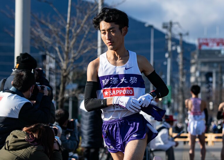2年時の箱根駅伝でも復路の7区に起用されたものの、大会後から調子を崩し始めたという　©Yuki Suenaga