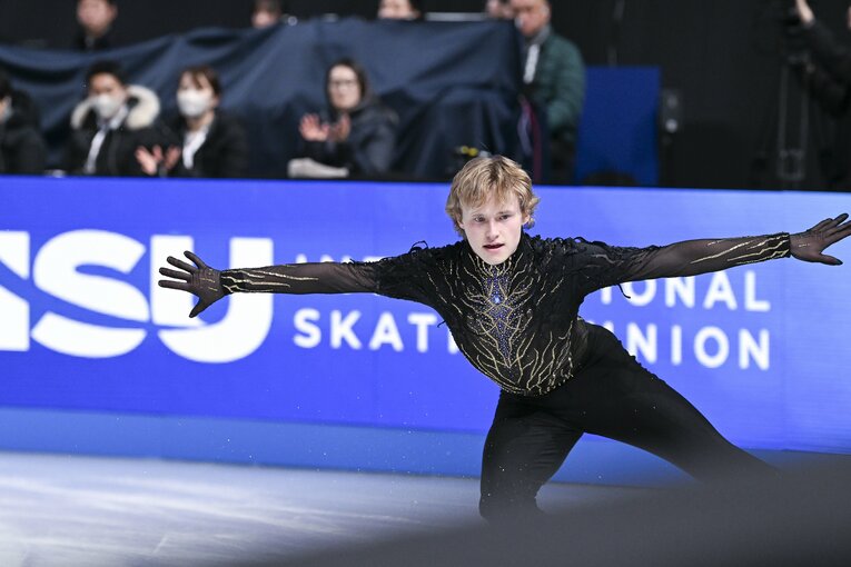 GPファイナルで圧巻の優勝を果たしたイリア・マリニン　©Asami Enomoto