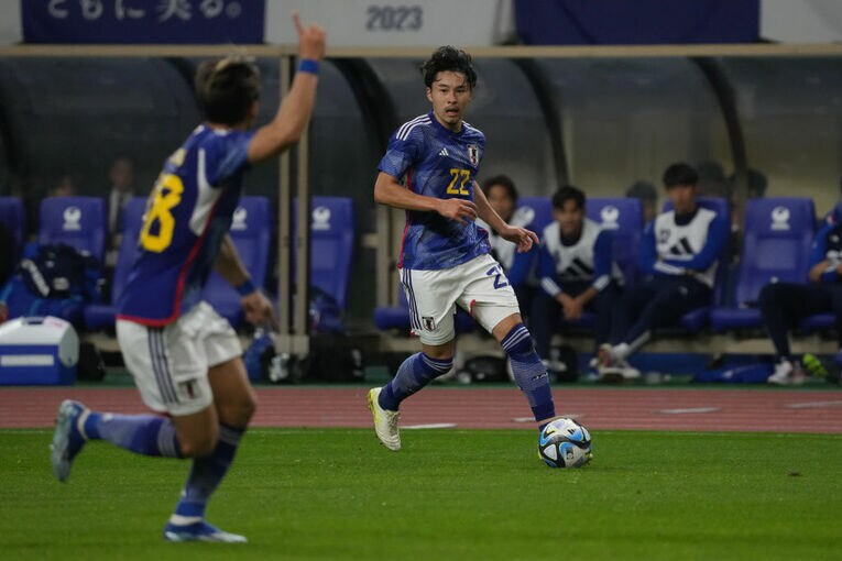 カナダ戦での中山　©Masashi Hara/Getty Images