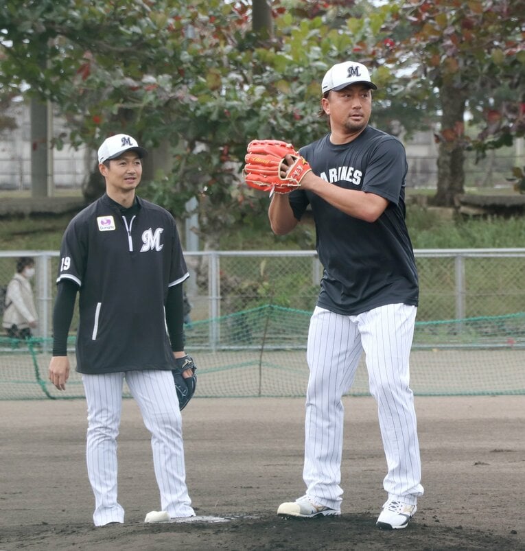 キャンプ合流　©︎JIJI PRESS