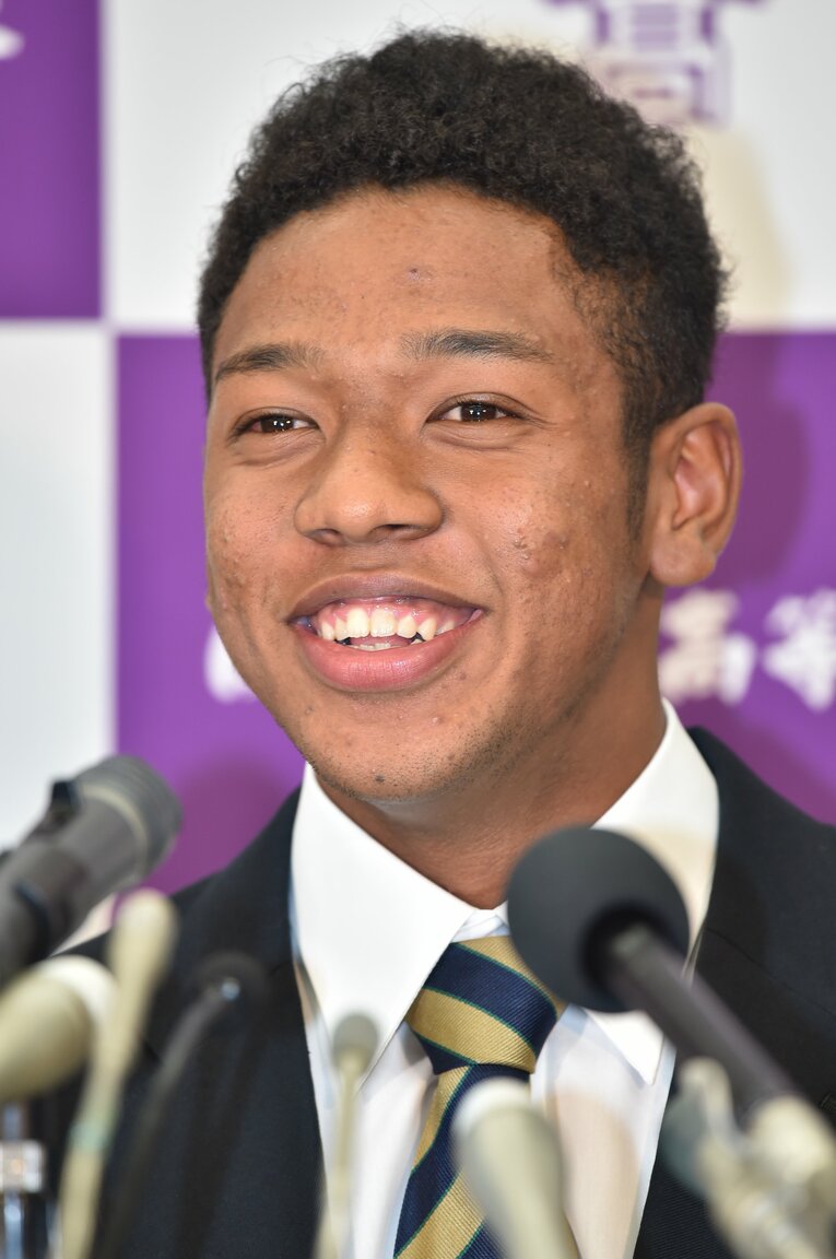 2015年ドラフト1位・オコエ瑠偉（楽天）　©BUNGEISHUNJU