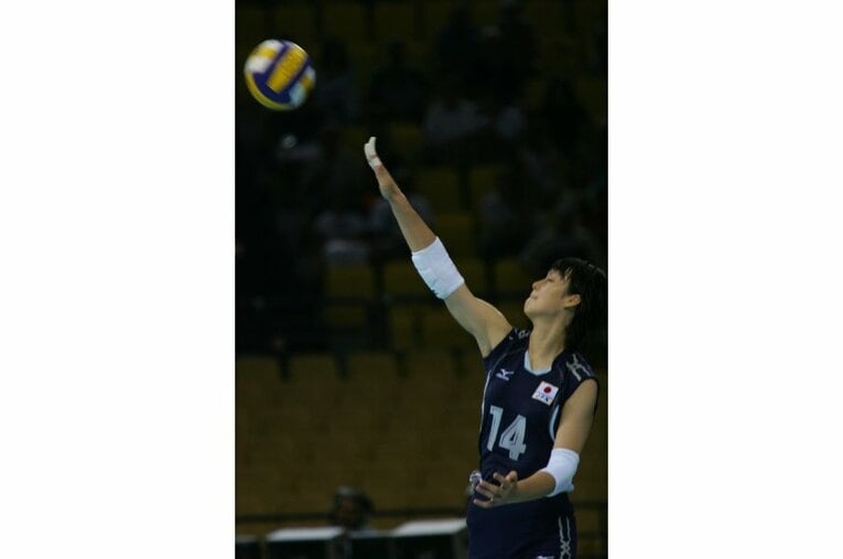 現役時代の大山加奈©JMPA