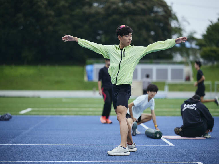 慶應大4年、主将の田島公太郎　©Yuki Suenaga