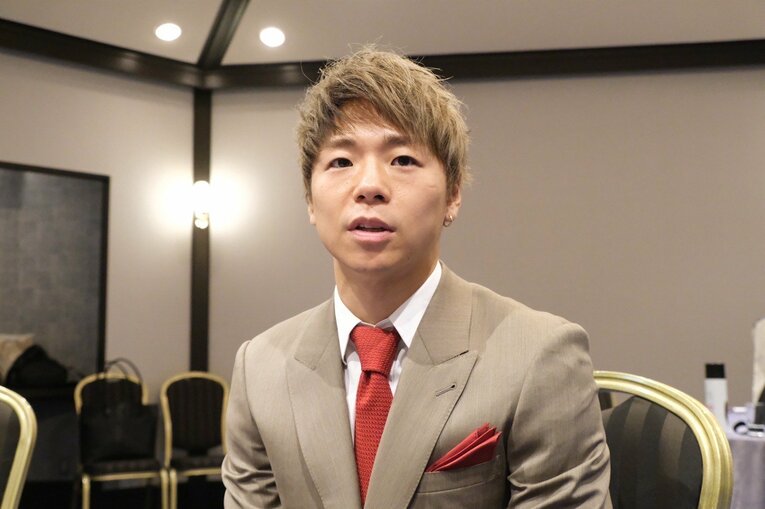 単独インタビューに応じ、那須川戦への思い、現在の自身の状態などについて明かした武尊　©Norihiro Hashimoto