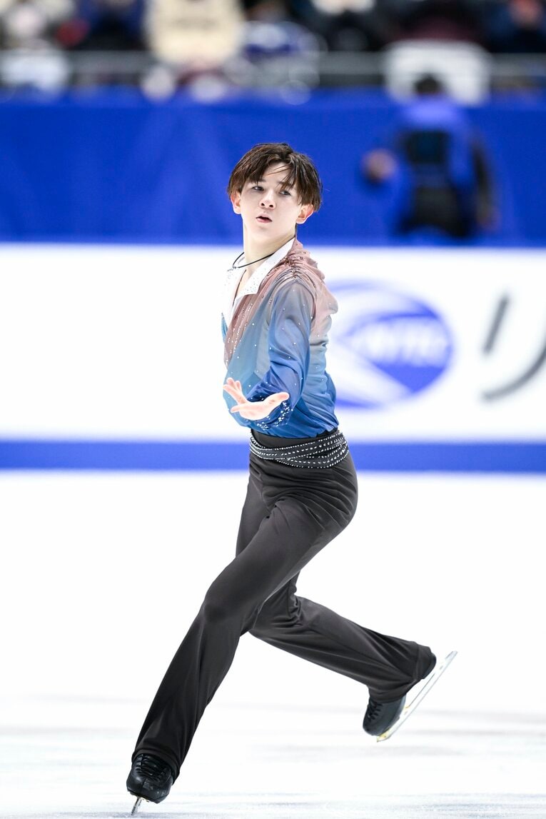 中田璃士、全日本選手権フリーの演技　©︎Asami Enomoto
