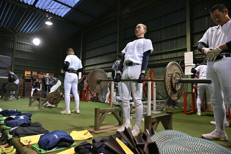 大阪桐蔭の練習風景（2022年）　©︎Hideki Sugiyama