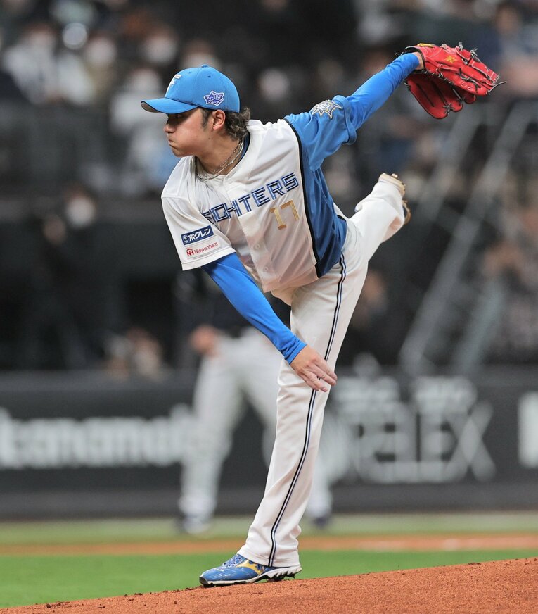 苦戦が続く伊藤大海　©︎JIJI PRESS