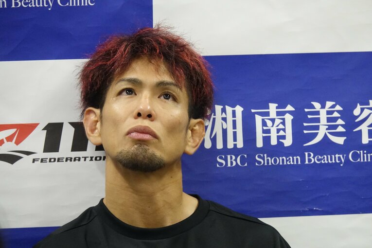 試合後の砂辺光久　©Koji Fuse