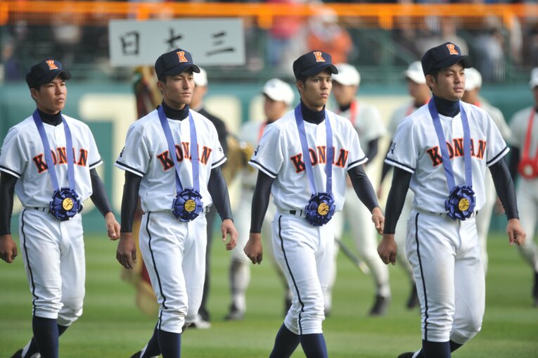 大フィーバーを巻き起こした興南高校　©︎Hideki Sugiyama