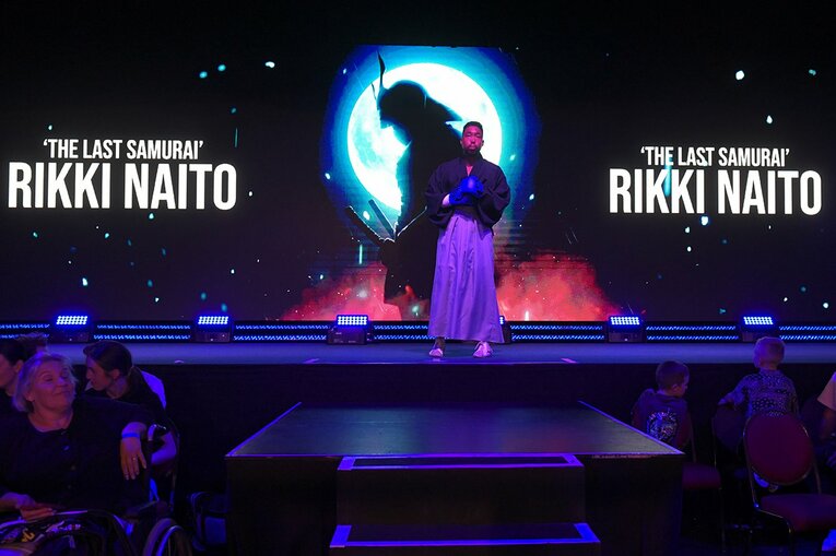 映画『ラスト サムライ』のBGMで登場した袴姿の内藤律樹　©Kokou Sekine