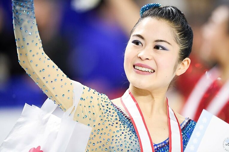 2017年の全日本フィギュア。圧巻の演技で初優勝、平昌五輪行きを決めたのは宮原知子だった ／ photograph by Asami Enomoto
