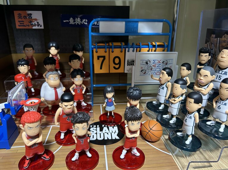 湘北高校と山王工業の面々（筆者私物）