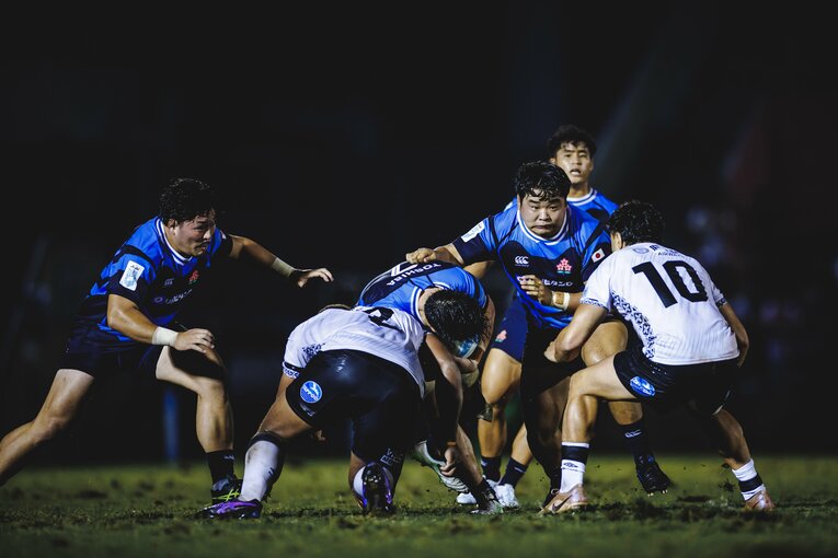 難敵フィジーを相手に劇的な逆転勝利を収めたフィジー戦　©Kiichi Matsumoto
