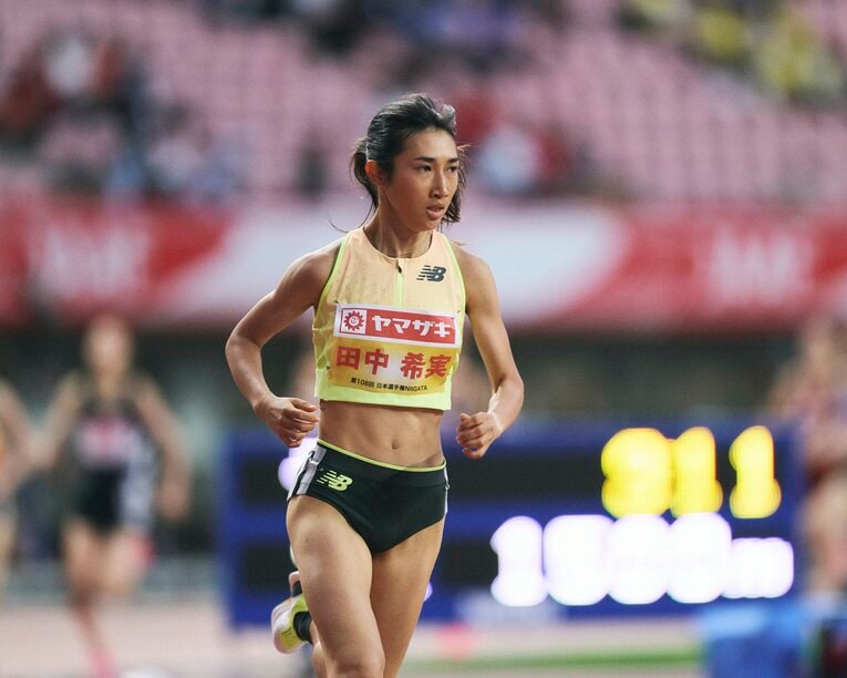 パリ五輪に向けた今季の日本選手権では1500m、5000mともに圧勝で二冠を達成　©Yuki Suenaga