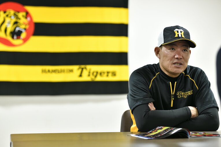 PL学園の後輩である中川にエールを送り続けたという福留孝介（19年阪神時代）©︎Takashi Shimizu