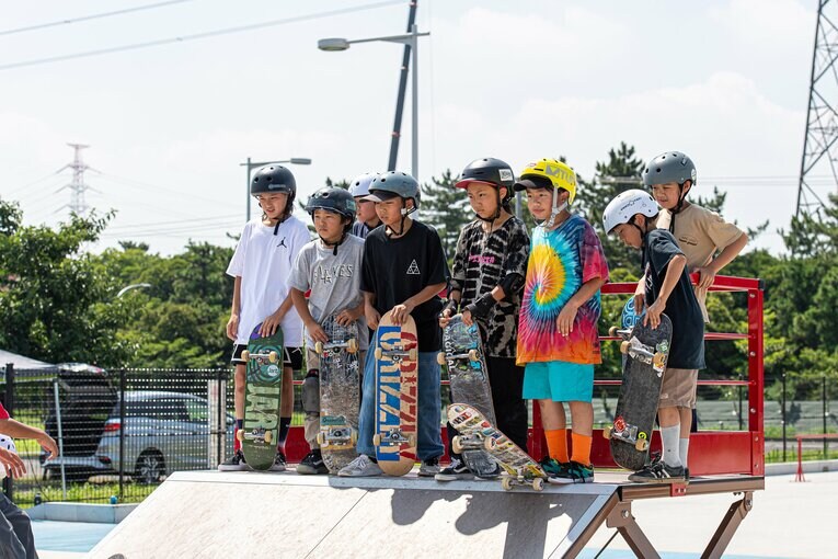 写真左端にが小野寺。いまから2年前までは同世代の選手と地区大会に出ていた　©Yoshio Yoshida