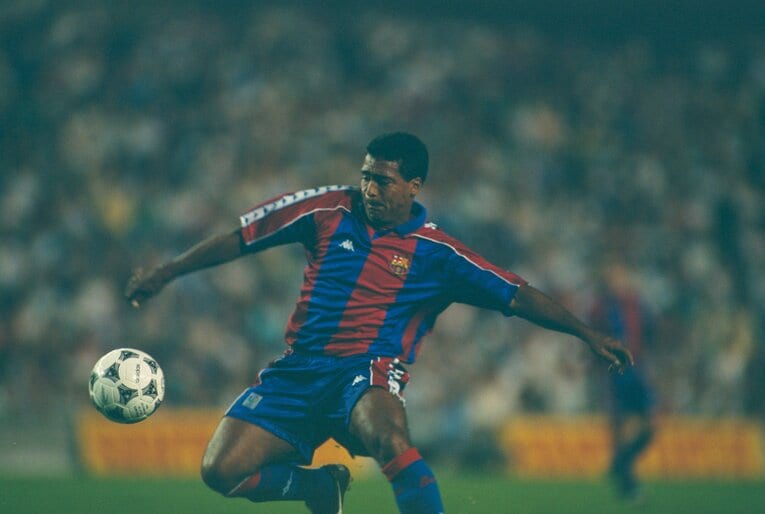 バルサ、ブラジル代表時代のロマーリオ（全7枚中の2枚目）　　©Sports Graphic Number