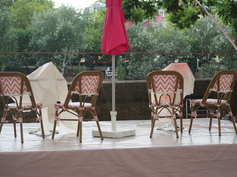 開会式当日のパリ市内　©Yu Saito