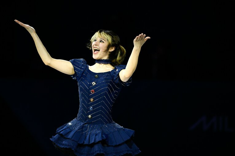 ミラノ五輪エキシビジョン【スワイプするとそのほかの写真もご覧になれます】　©Asami Enomoto／JMPA