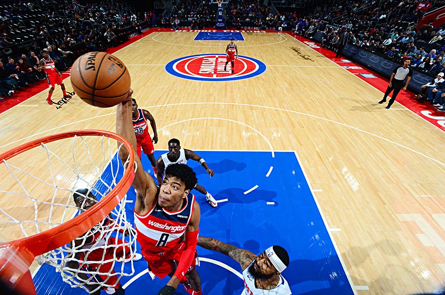 八村塁と、ウィザーズの序盤戦。NBAで長くキャリアを築くための鍵。<Number Web> photograph by Getty Images