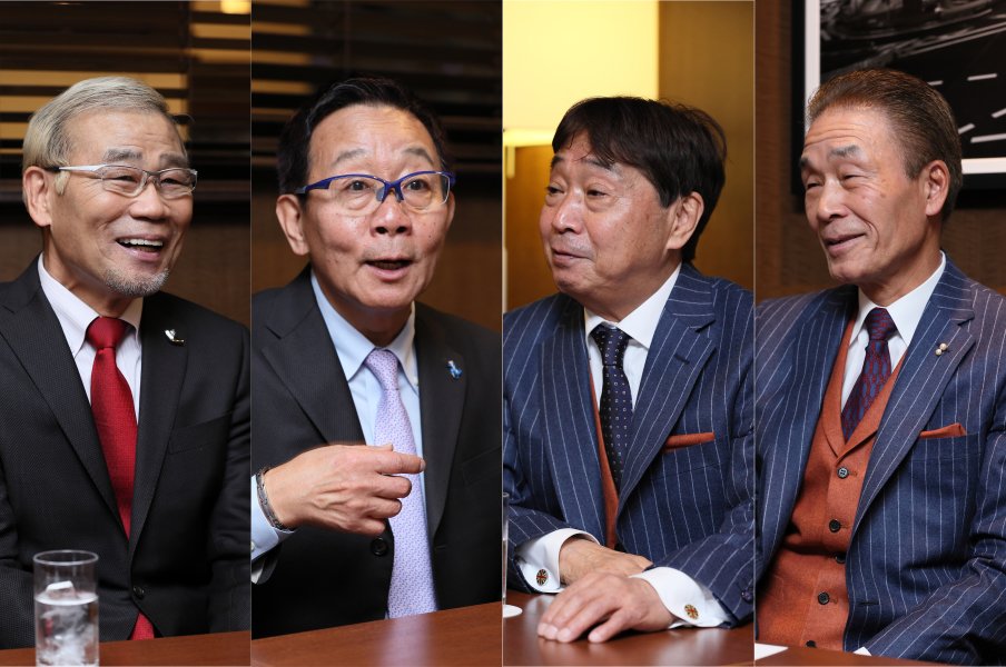 オール阪神・巨人がおぼん・こぼんに聞く“水曜日のダウンタウンのウラ側”「ほんまに仲直りしたんですか?」「テレビ的ではあります」<Number Web> photograph by Shigeki Yamamoto