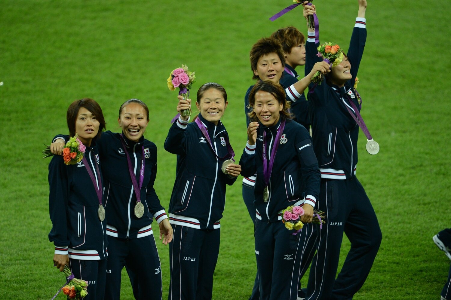 ロンドン五輪で銀メダルを獲得したなでしこジャパン　©︎Asami Enomoto/JMPA