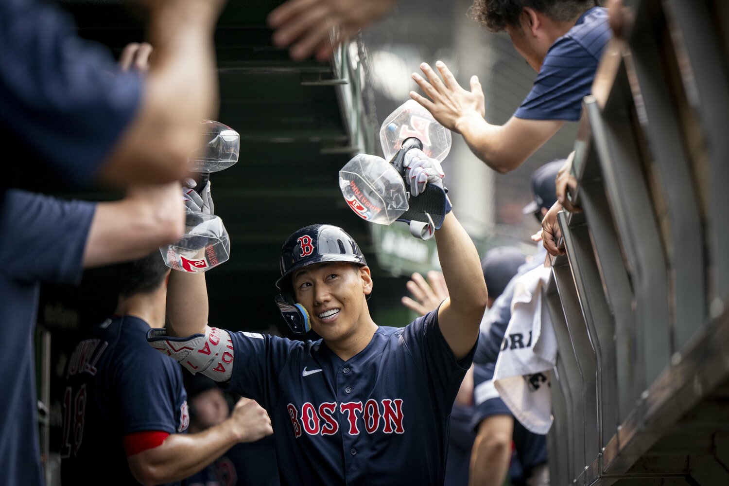 今やレッドソックスに欠かせない存在となった吉田正尚 ©︎Getty Images