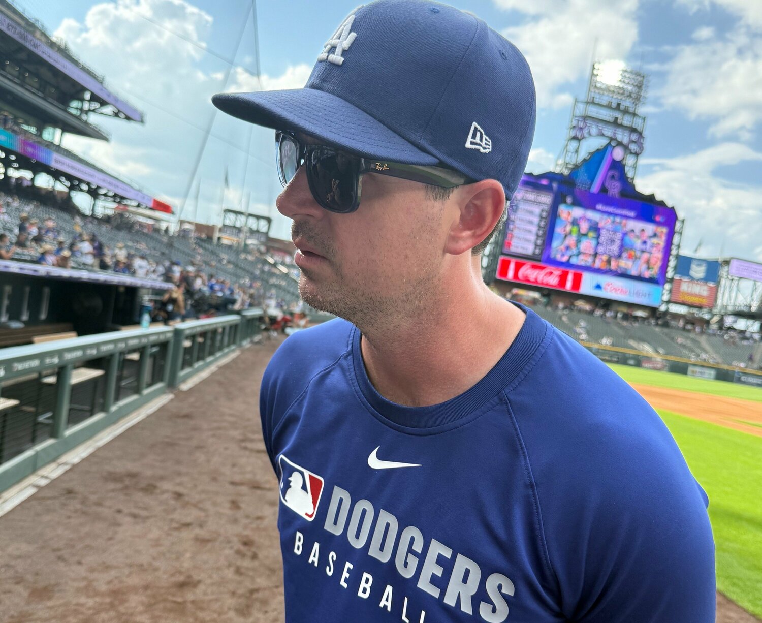 コナー・マクギネス投手コーチ補佐　©Naoyuki Yanagihara