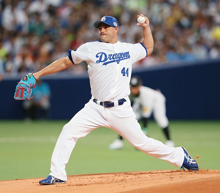 中日時代のバルデス©JIJI PRESS