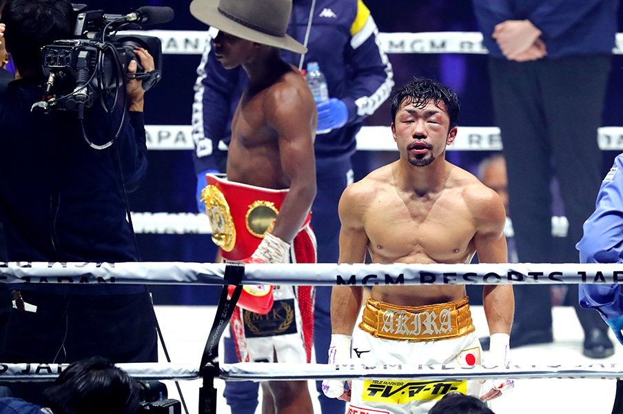 カッコいい引退はできないので……。世界戦TKO負け、八重樫東の不屈。＜Number Web＞ photograph by Naoki Nishimura/AFLO SPORT