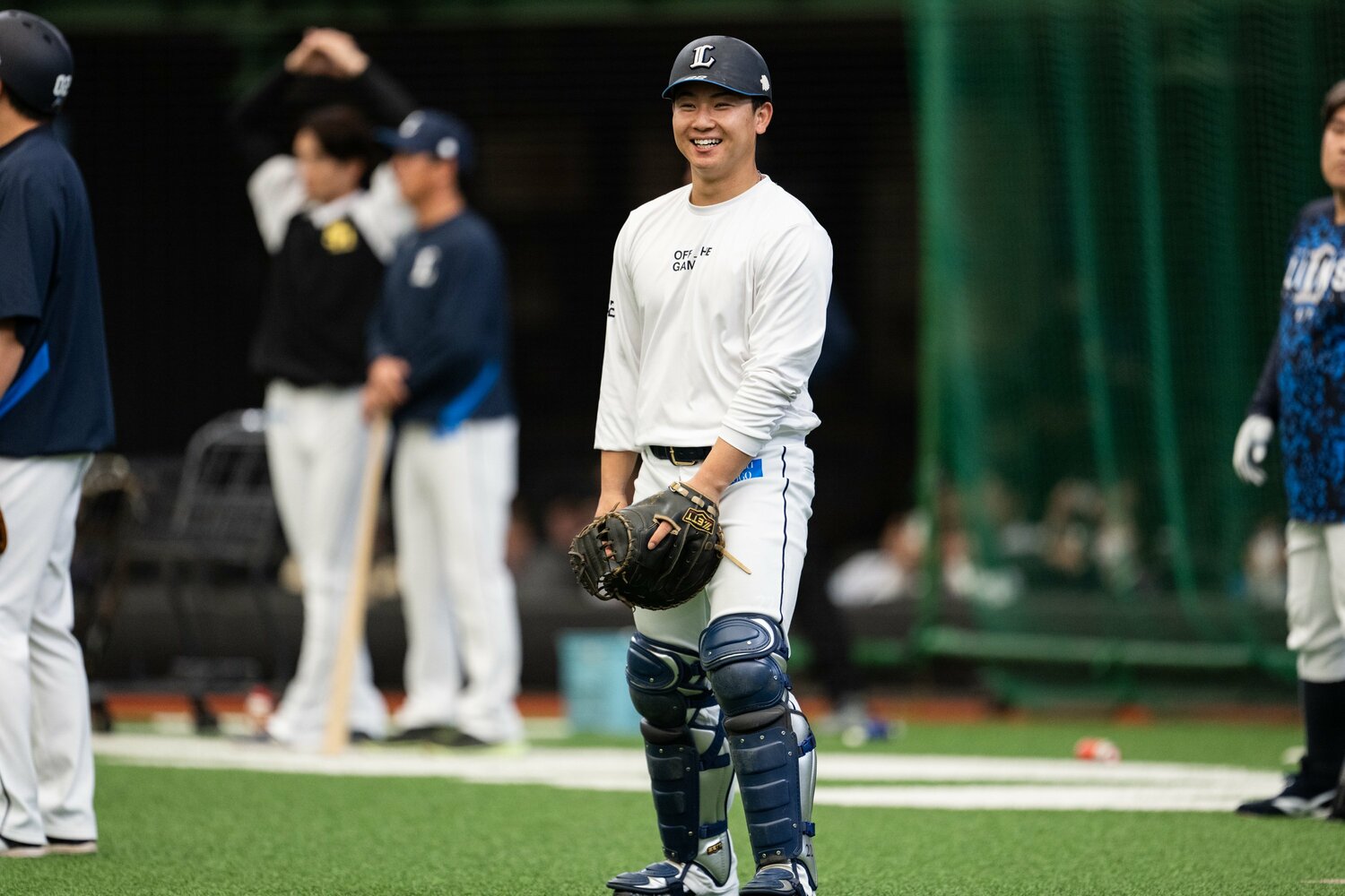 今井とバッテリーを組む古賀は強気の覚悟を試合前に語っていた　©Nanae Suzuki