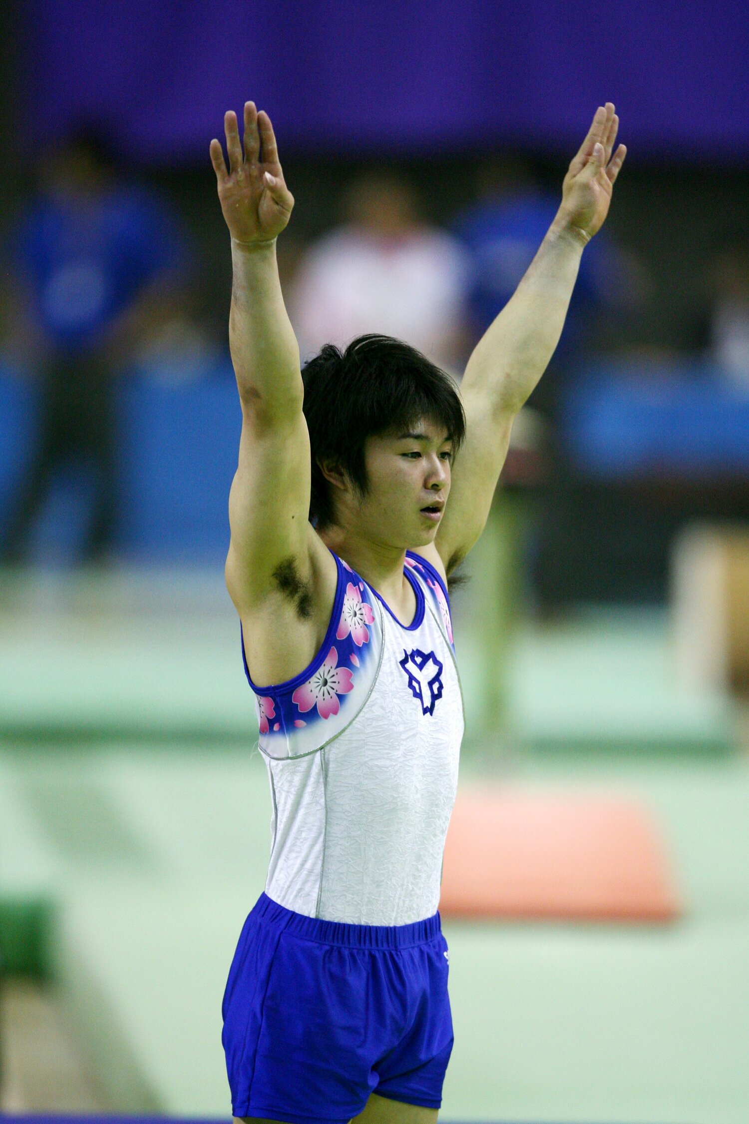 大学1年時の内村航平（2007年） ©Jun Tsukida/AFLO SPORT