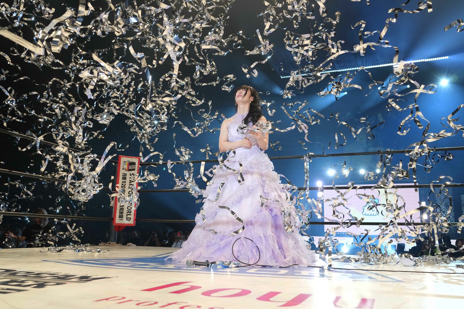 シンデレラトーナメントに優勝した玖麗さやか。2025年3月15日、大田区総合体育館　©Essei Hara