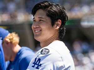 テレビに映らない大谷翔平「また9月に」「もう来ないでください!」“悪い笑顔”で番記者イジり後…5戦連発で思い出した日本ハム時代の言葉