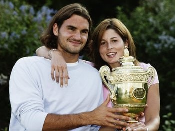馴れ初めはシドニー五輪…40歳フェデラーが“最強の愛妻家”になるまで「僕の妻です。うん、響きがいいね（笑）」＜Number Web＞ photograph by Getty Images