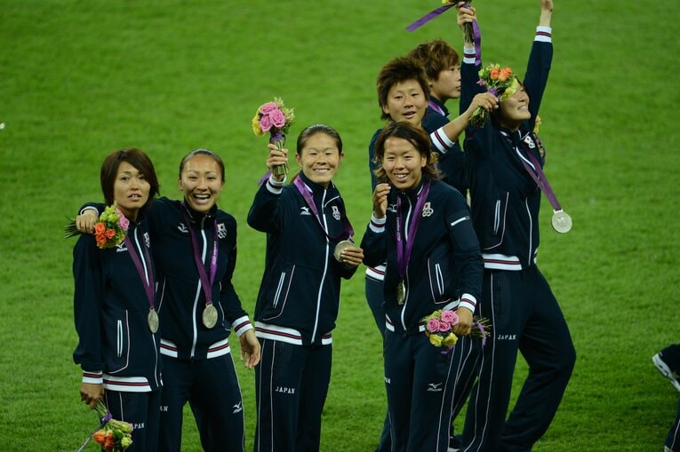 W杯優勝に続き、ロンドン五輪では銀メダルを獲得した　©Asami Enomoto/JMPA