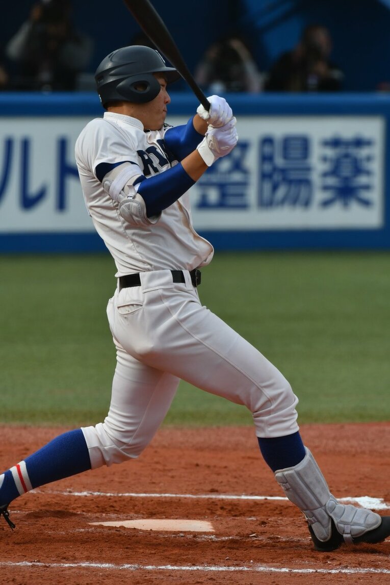 履正社時代の安田　©Sports Graphic Number