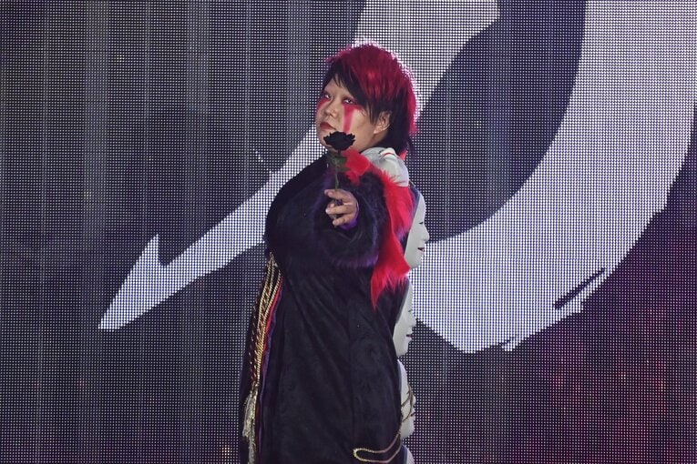 11月3日のスターダム広島大会。刀羅ナツコは林下詩美との再戦に黒いバラを持ち込んだ