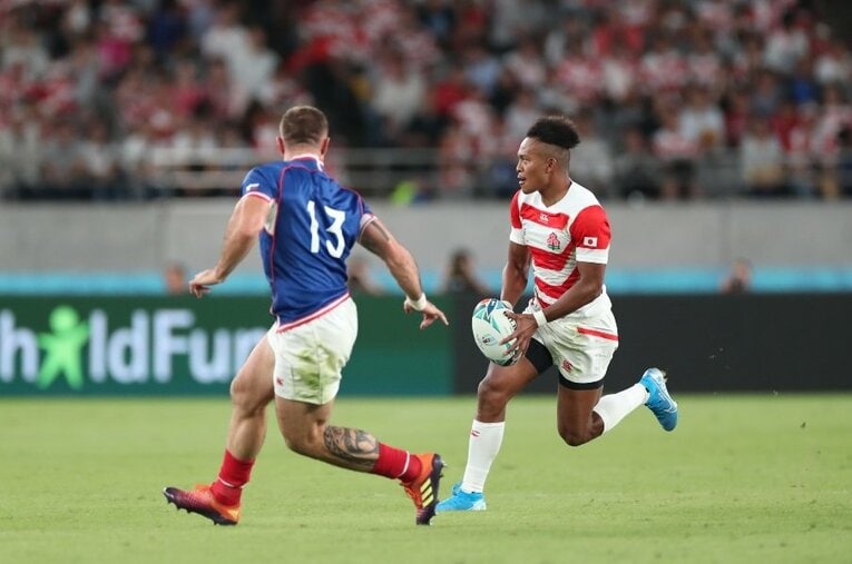 松島幸太朗の快速は“夢の舞台”で通じるか フランス人がラグビーとMATSUSHIMAに興奮する理由(8) ／ photograph by Naoya Sanuki