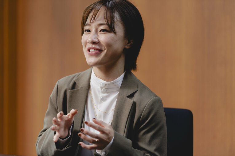 リオ五輪女子レスリング金メダリストの登坂絵莉さん　©Wataru Sato