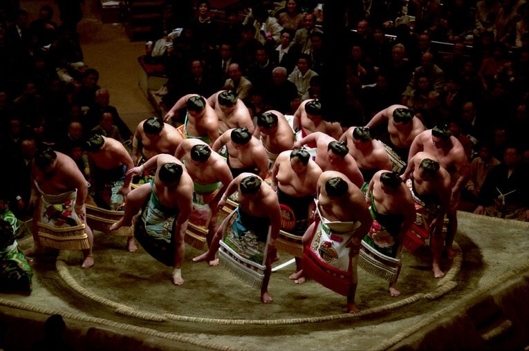 天覧相撲（1995年）　©︎Tomohiko Hayashi