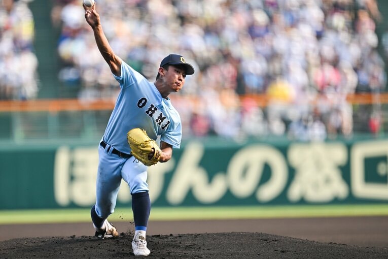 山田の投球フォーム　©Nanae Suzuki