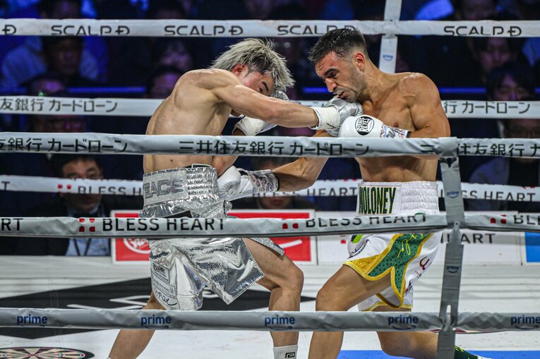 那須川天心vs.ジェーソン・モロニー。2月24日、有明アリーナ　©Takuya Sugiyama