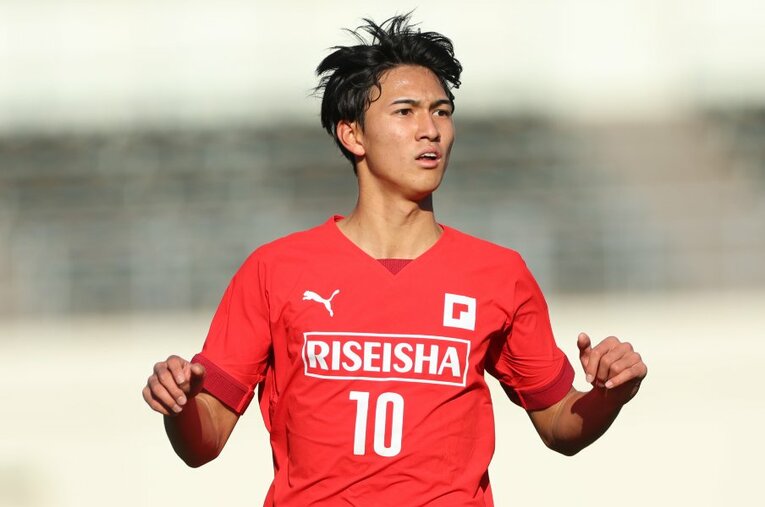 選手権は悔しい結果に終わったが、憧れのクラブだった川崎フロンターレでプロのキャリアをスタートさせる履正社MF名願斗哉。切れ味鋭いドリブルが武器 ／ photograph by YUTAKA/AFLO SPORT