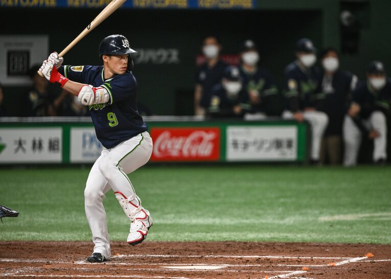 ヤクルト塩見（2022年撮影）　©Nanae Suzuki