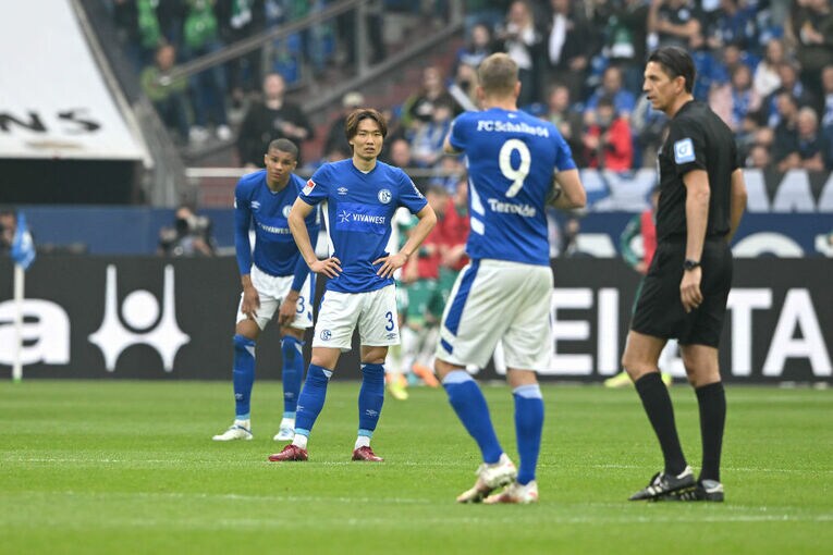 ブレーメン戦の板倉滉　©Getty Images