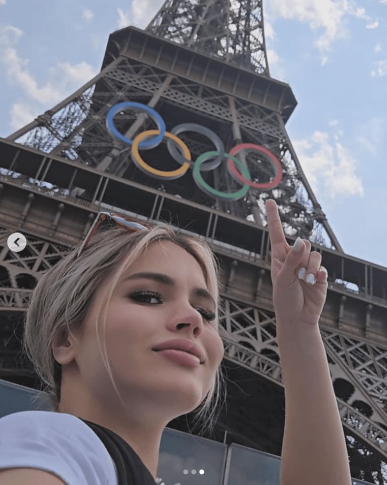 競泳女子ルアナ・アロンソ（パラグアイ）のInstagramより